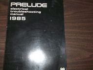1985 Honda Prelude Electrical Wiring Service Manual OEM