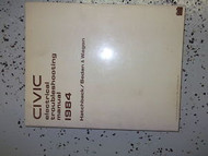 1984 Honda Civic Hatchback Electrical Troubleshooting Service Shop Manual OEM