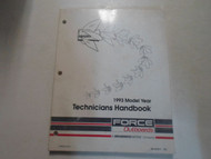 1993 Force Outboards Technicians Handbook Manual FACTORY OEM BOOK 93 STAINED