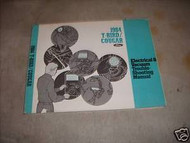 1984 FORD THUNDERBIRD Electrical Wiring Diagrams VACUUM Service Shop Manual 84