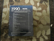 1990 FORD PROBE Service Shop Repair Manual FACTORY OEM 1990 DEALERSHIP BOOK