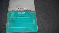 1983 Toyota Celica Electrical Service Shop Manual OEM