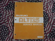 1983 1984 1985 1986 Suzuki ALT125 Service Repair Shop Manual FACTORY OEM WORN