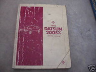 1982 Nissan Datsun 200SX Service Shop Repair Manual Factory OEM 82