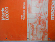 1981 Mazda B2000 B 2000 Service Repair Shop Manual Factory OEM RARE BOOK 81 RARE