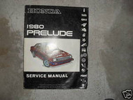 1980 Honda Prelude Service Shop Repair Manual Oem