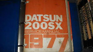 1977 Nissan Datsun 200SX Service Shop Repair Manual Factory Binder OEM 77