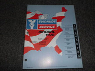 1976 Evinrude Service Shop Manual 200 HP 200649 200640 OEM Boat