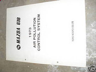 1973 Mazda 618 Service Shop Repair Manual OEM Air Contr
