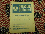 1973 Chrysler Outboard 6 HP Parts Catalog