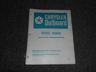 1972 Chrysler Outboard 4.9 5 HP Service Manual