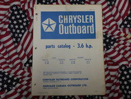 1970 Chrysler Outboard 3.6 HP Parts Catalog 32 33 HB H