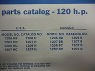 1970 Chrysler Outboard 120 HP Parts Catalog
