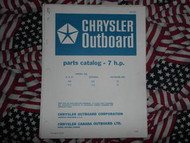 1968 Chrysler Outboard 7 HP Parts Catalog