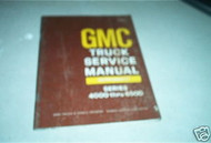 1968 68 GMC Truck Service Shop Repair Manual 4000-6500