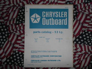 1967 Chrysler Outboard 9.9 HP Parts Catalog