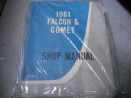 1961 Ford Falcon Service Shop Repair Manual BOOK
