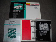 1998 TOYOTA CELICA Service Repair Shop Manual Set W A/C AC Conditioning Book