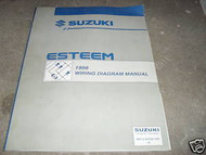 1998 Suzuki Esteem Electrical Wiring Diagram Shop Manual FACTORY OEM BOOK 98
