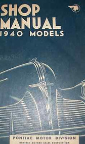 1940 GM Pontiac All Models Repair Service Shop Workshop Manual Brand New 