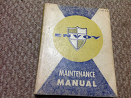 1959 1960 GMC ENVOY Truck Service Shop Maintenance Repair Manual OEM CDN 