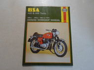 1962 1973 Haynes BSA A50 & A65 499cc.-654cc. Twins Owners Workshop Manualx