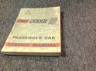 1963 Dodge Custom Eight Eighty 88 Service Shop Repair Workshop Manual OEM
