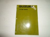 1964 Suzuki 80 Service Shop Manual MINOR FADING FACTORY OEM BOOK 64 DEALERSHIP 