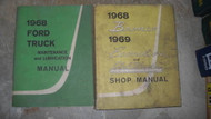 1968 Ford Truck Shop Service Repair Shop Manual Set OEM BOOK 1968 