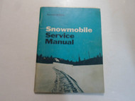 1969 Snowmobile ALL MODELS Service Repair Shop Manual 2nd Ed. STAIN OEM BOOK 69