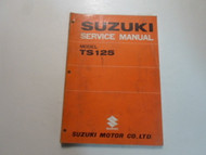 1970 Suzuki Model TS125 Service Repair Shop Workshop Manual FACTORY OEM x 1970