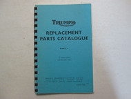 1970 Triumph Replacment Parts Catalogue Part 2 "C" Range Models TRIUMPH USED OEM