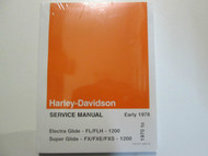 1973 1974 1975 Harley Davidson Electra Super Glide Service Repair Manual Set NEW