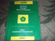1998 Plymouth Voyager Body Diagnostic Procedures Service Repair Shop Manual OEM
