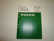1975 Volvo 240 260 Steering Section 6 Repairs Maintenance Manual FADING FACTORY 