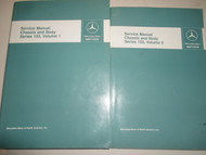 1977 1985 Mercedes Benz Series 123 Chassis & Body Service Manual 2 VOLUME SET X