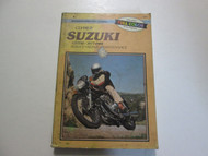 1977 1986 Clymer Suzuki GS550 Service Repair Maintenance Manual STAINED DAMAGED