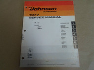 1977 Johnson Outboards Service Manual 4 HP 4R77 4W77 OEM Boat STAINED FACTORY 77