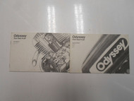 1977 Odyssey Models 40/2 40/1 32/1 Owners Manual Parts Manual 2 VOLUME SET OEM 