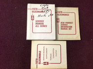 1978 OLDSMOBILE OLDS All Models Service Shop Repair Workshop Manual OEM Set