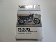 1979 1984 Clymer Suzuki GS850 1100 Shaft Drive Service Repair Manual 3RD EDITION