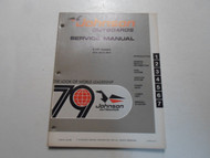 1979 Johnson Outboards 4 HP Models 4R79 4RL79 4W79 Service Manual Boat STAINED