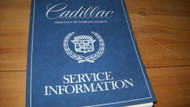 1980 Cadillac BROUGHAM DEVILLE ELDORADO FLEETWOOD SEVILLE Service Shop Manual 