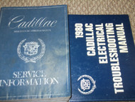  1980 Cadillac BROUGHAM DEVILLE ELDORADO SEVILLE Service Shop Repair Manual W EW