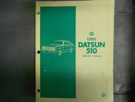 1980 Datsun 510 Service Shop Repair Shop Workshop Manual FACTORY OEM 