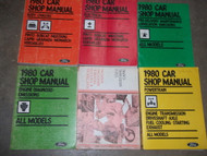 1980 Ford Mustang & Capri Repair Service Shop Workshop Manual Set OEM