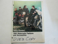 1980 Harley Davidson Motorcycle Fashions and Accessories Catalog Manual RARE