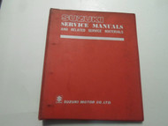 1981 82 1983 Suzuki DR500 Service Repair Shop Manual BINDER STAINED FACTORY OEM