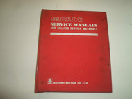 1981 Suzuki DR500 Service Repair Shop Manual w/supplement 2 VOL SET FACTORY OEM