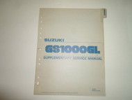 1981 Suzuki GS1000GL Supplementary Service Manual FACTORY OEM BOOK 81 DEALERSHIP